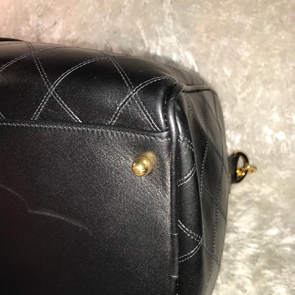 Chanel Lambskin  Boston Weekender Duffel bag SOLD - Picture 5 of 15